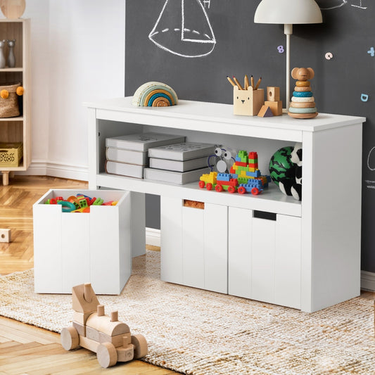 Kids' Mika Bookshelf & Toy Storage