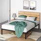 Jordan Bed Frame Natural Black Double