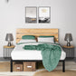 Jordan Bed Frame Natural Black Double