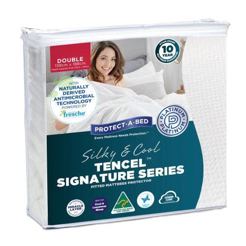 Silky Cool Tencel Double Mattress Protector