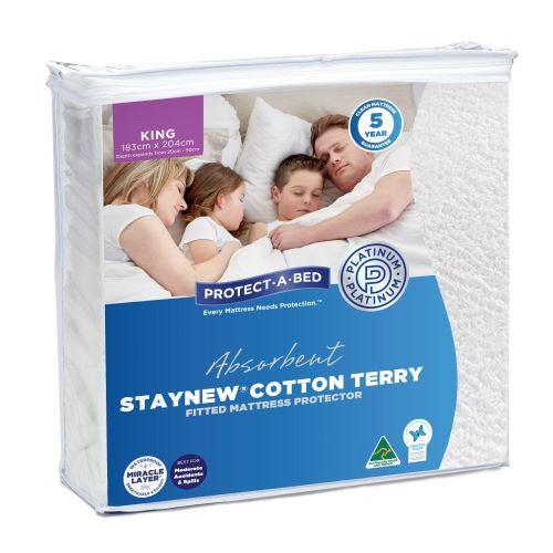 Cotton Terry King Size Mattress Protector
