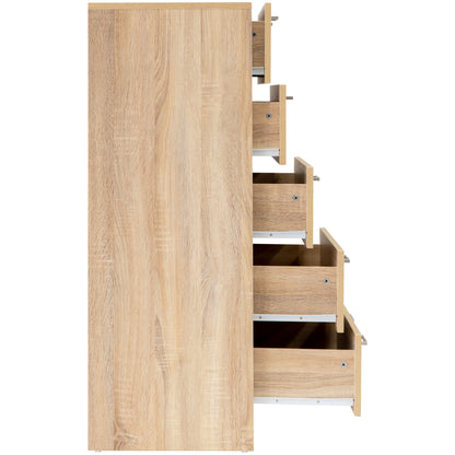 Tribecca 5 Drawer Chest - Light Sonoma Oak