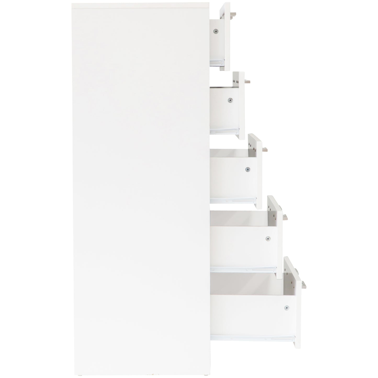 Tribecca 5 Drawer Chest - White