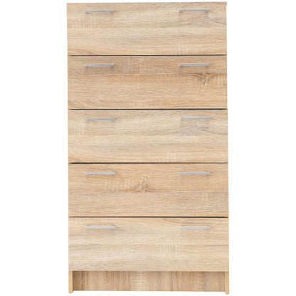 Tribecca 5 Drawer Chest - Light Sonoma Oak