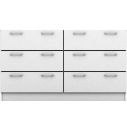 Tribecca 6 Drawer Chest - White