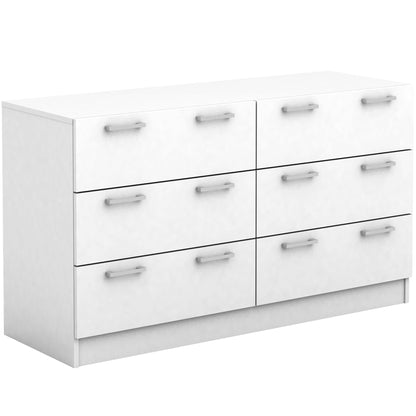 Tribecca 6 Drawer Chest - White