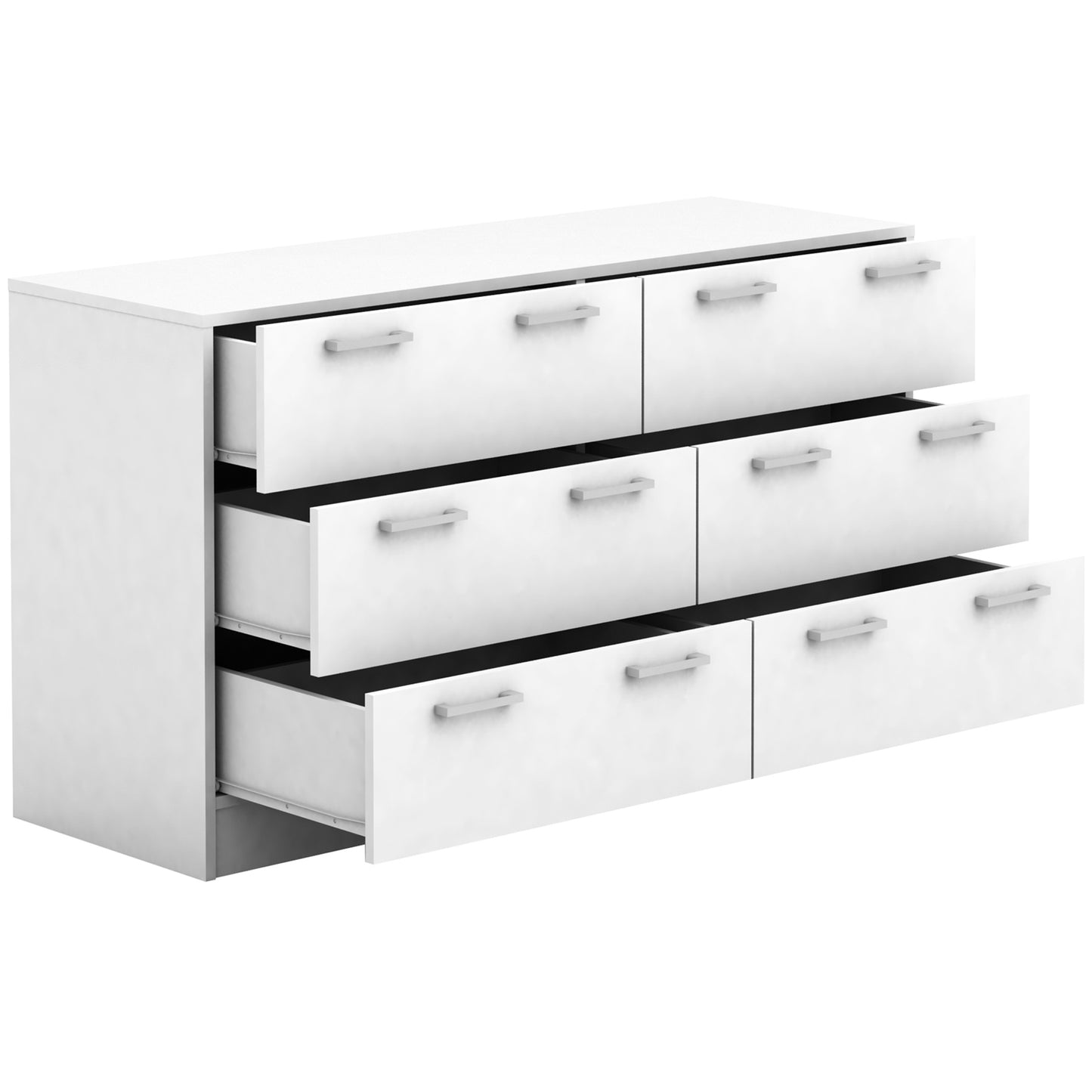 Tribecca 6 Drawer Chest - White
