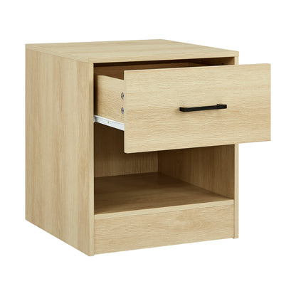 Griffin 1 Drawer Bedside Table Oak