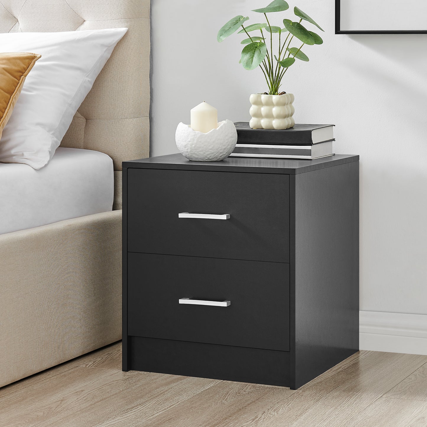 Griffin 2 Drawer Bedside Table