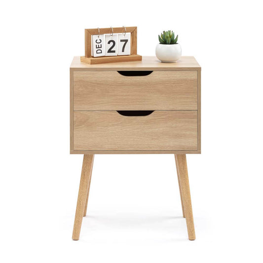 Seattle 2 Drawer Bedside Table