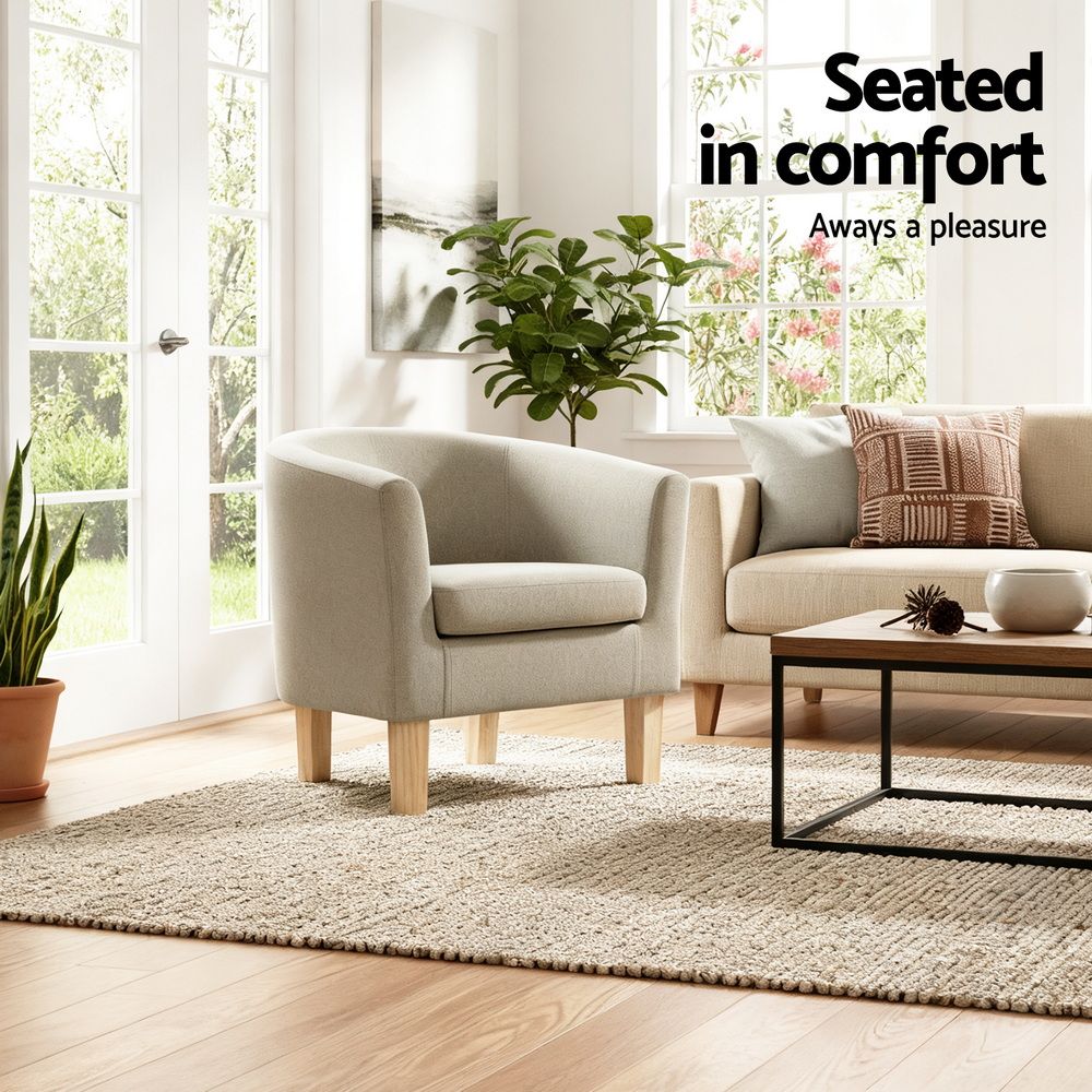 Gunther Armchair Beige