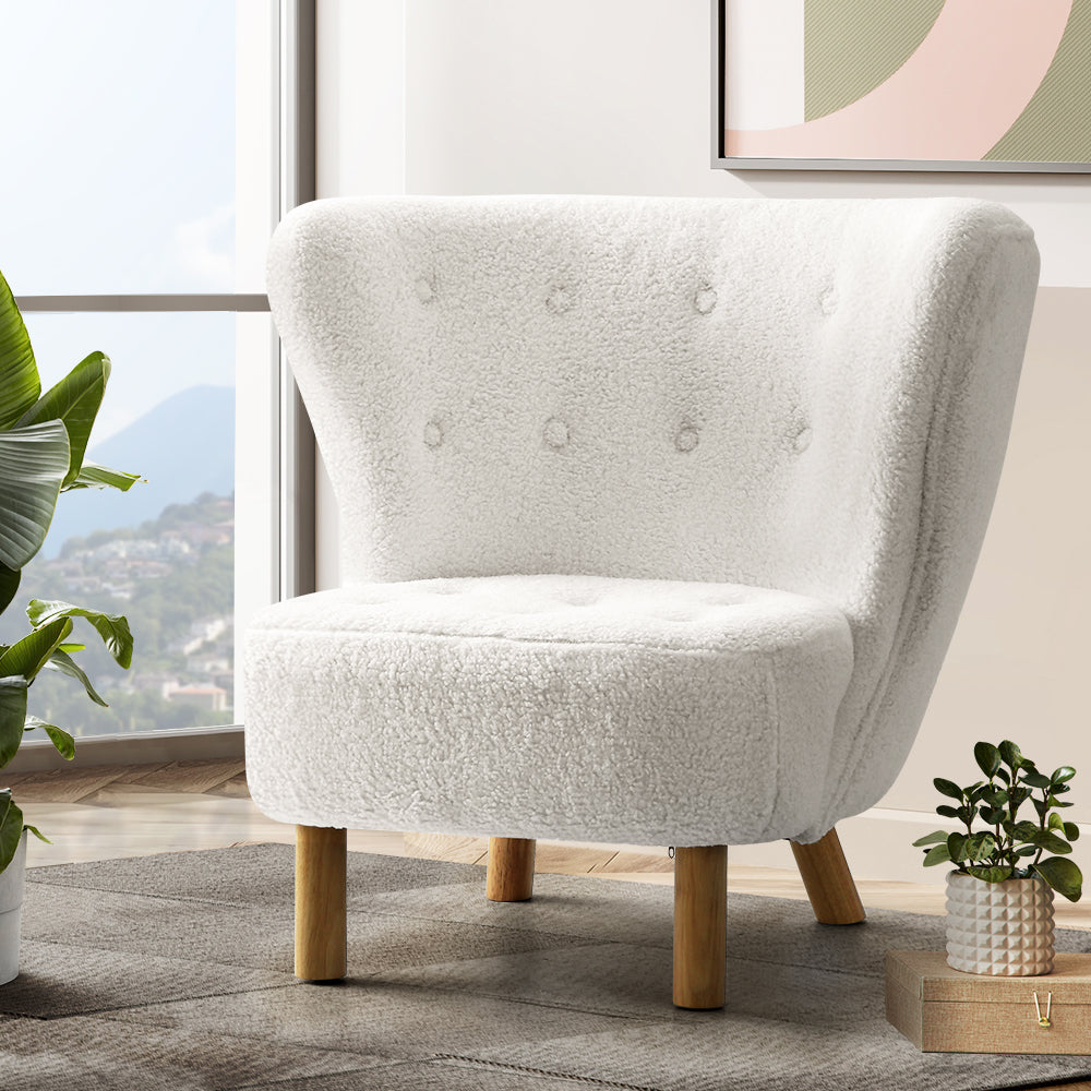 Eddie Armchair White