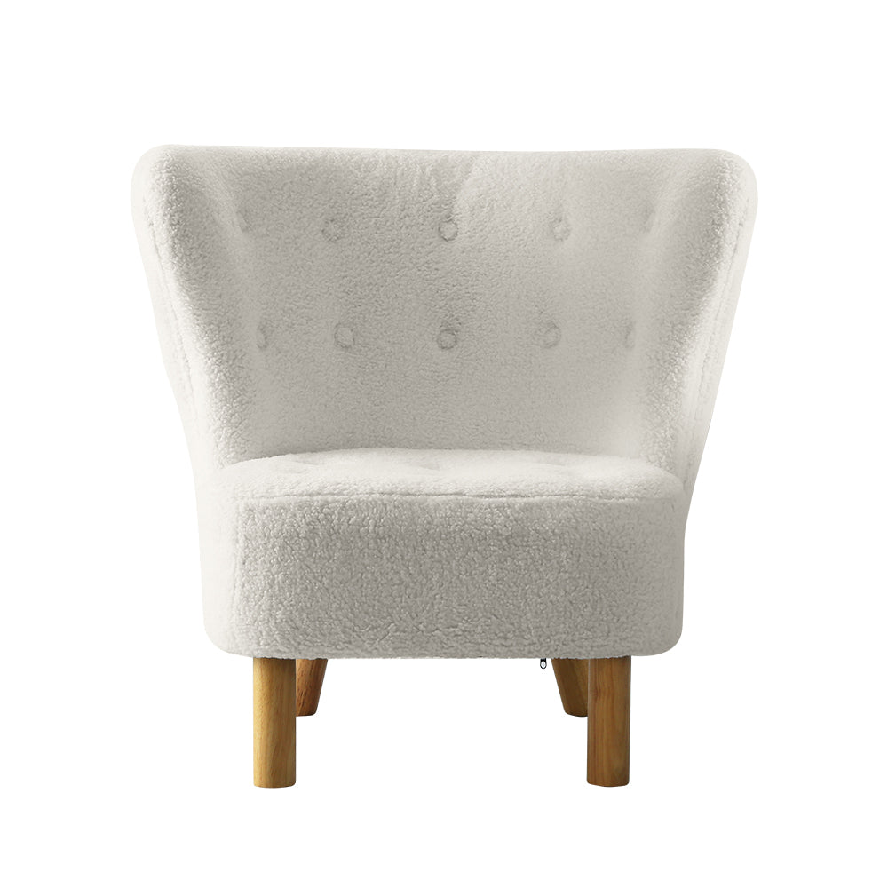 Eddie Armchair White