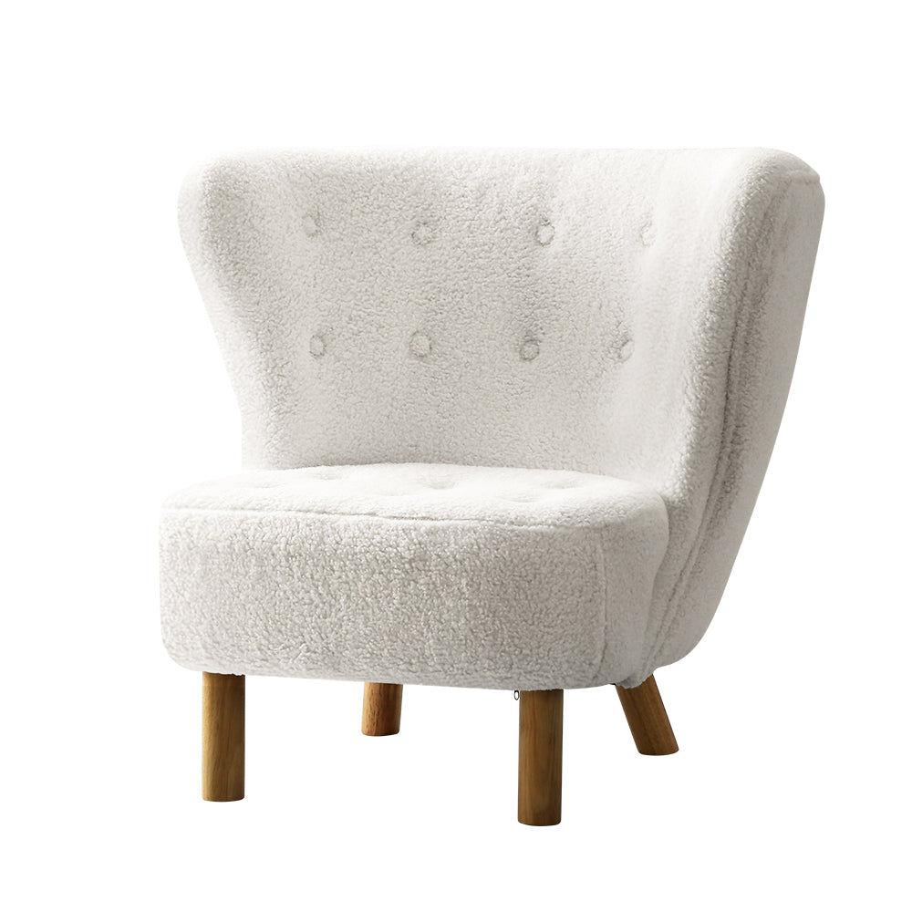 Eddie Armchair White