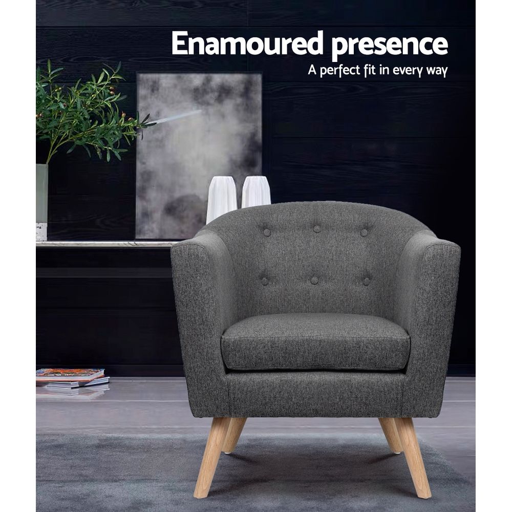 Berfin Armchair Grey