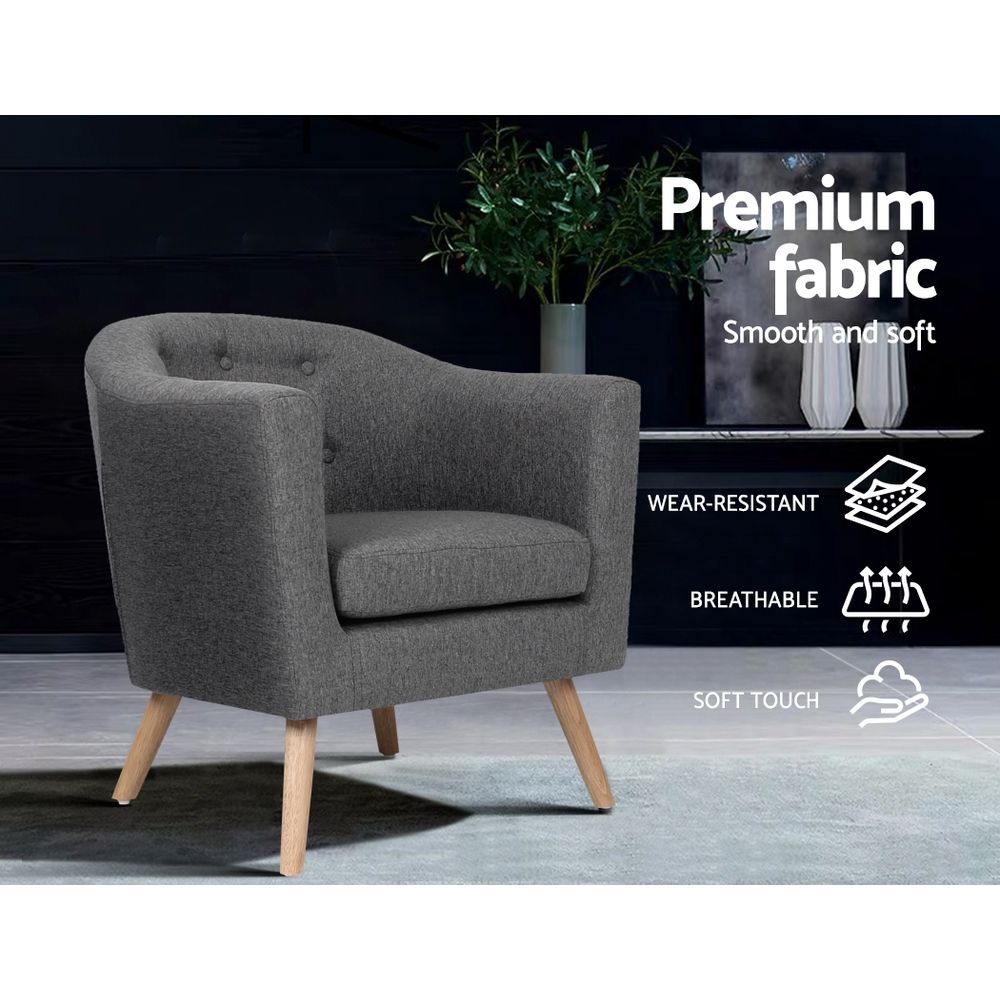 Berfin Armchair Grey