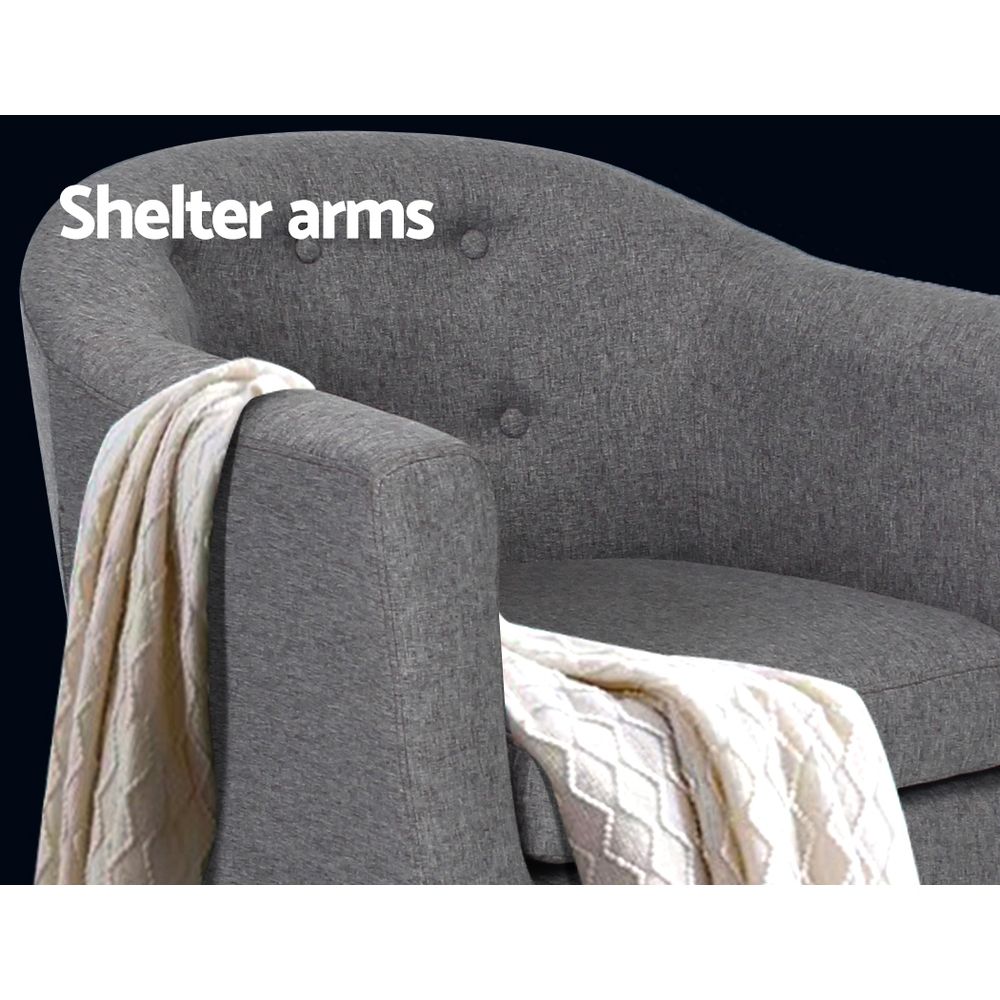 Berfin Armchair Grey