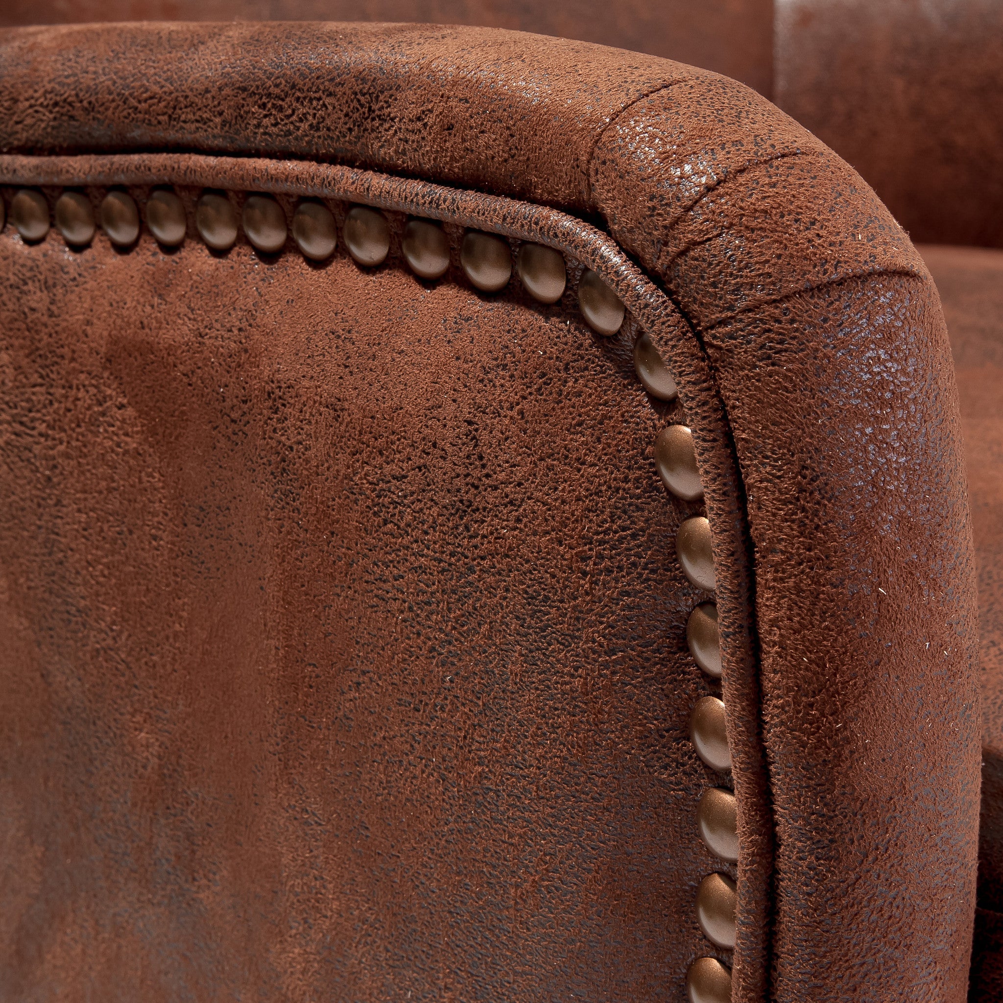 Genoa Armchair Light Rustic Brown