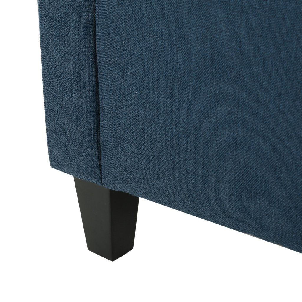Newberg Tufted Armchair Dark Blue
