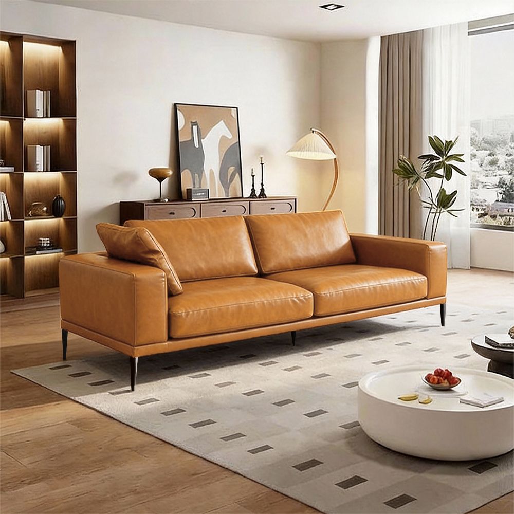 Vivienne Faux Leather 3 Seater Sofa