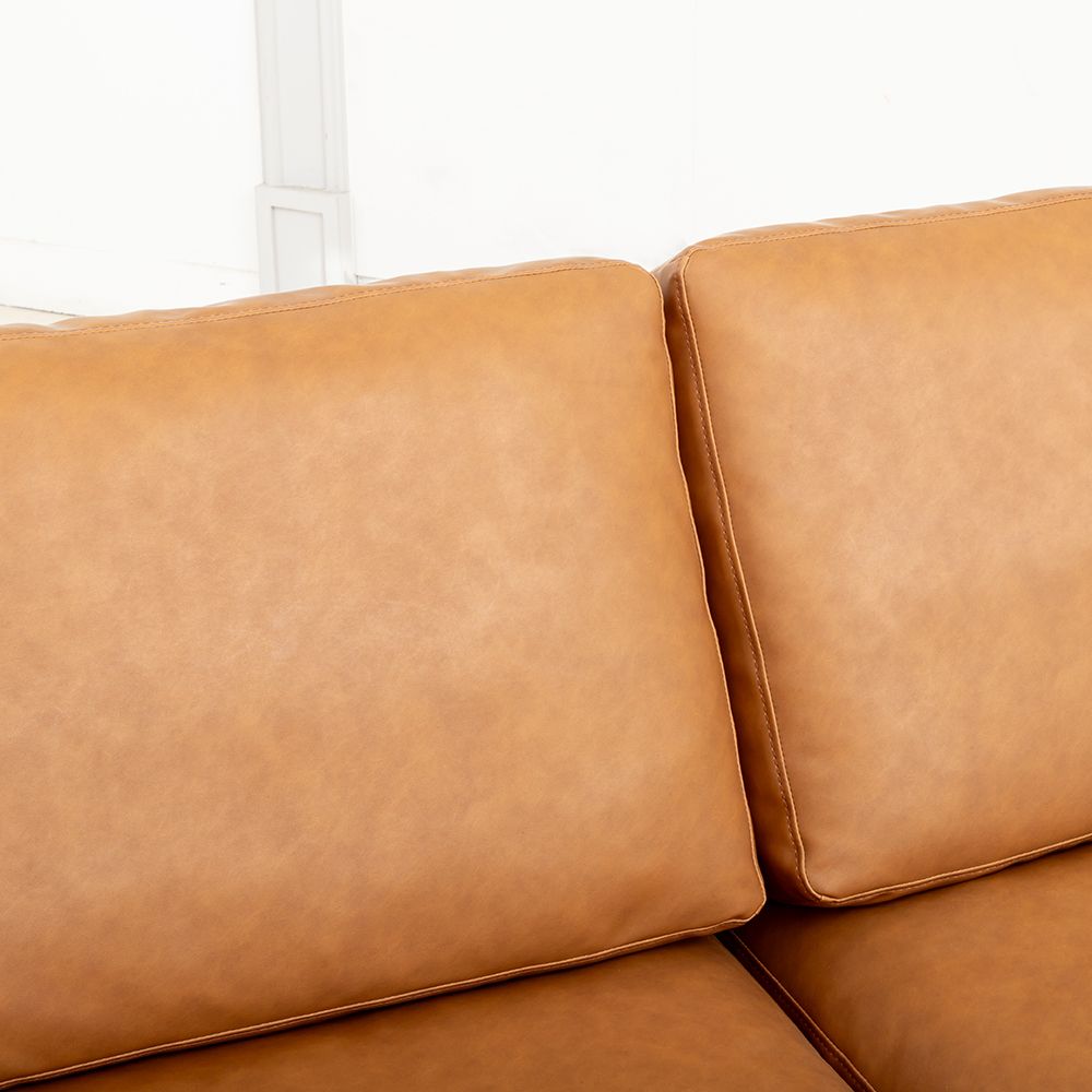 Vivienne Faux Leather 3 Seater Sofa
