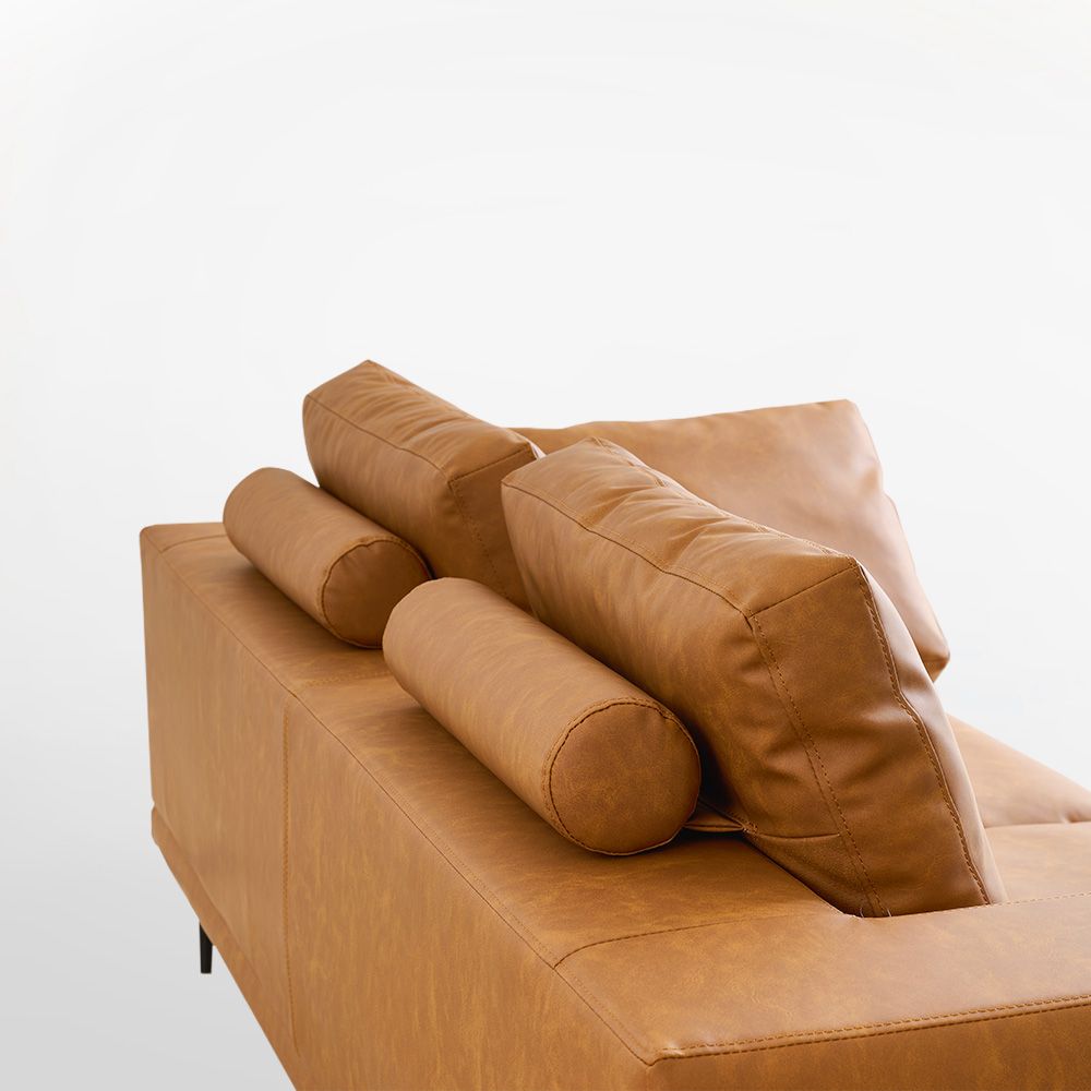 Vivienne Faux Leather 3 Seater Sofa