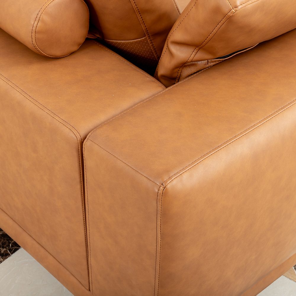 Vivienne Faux Leather 3 Seater Sofa