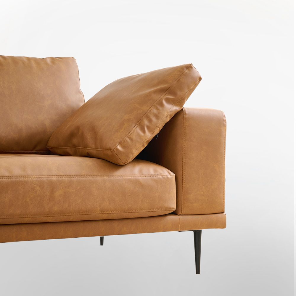 Vivienne Faux Leather 3 Seater Sofa