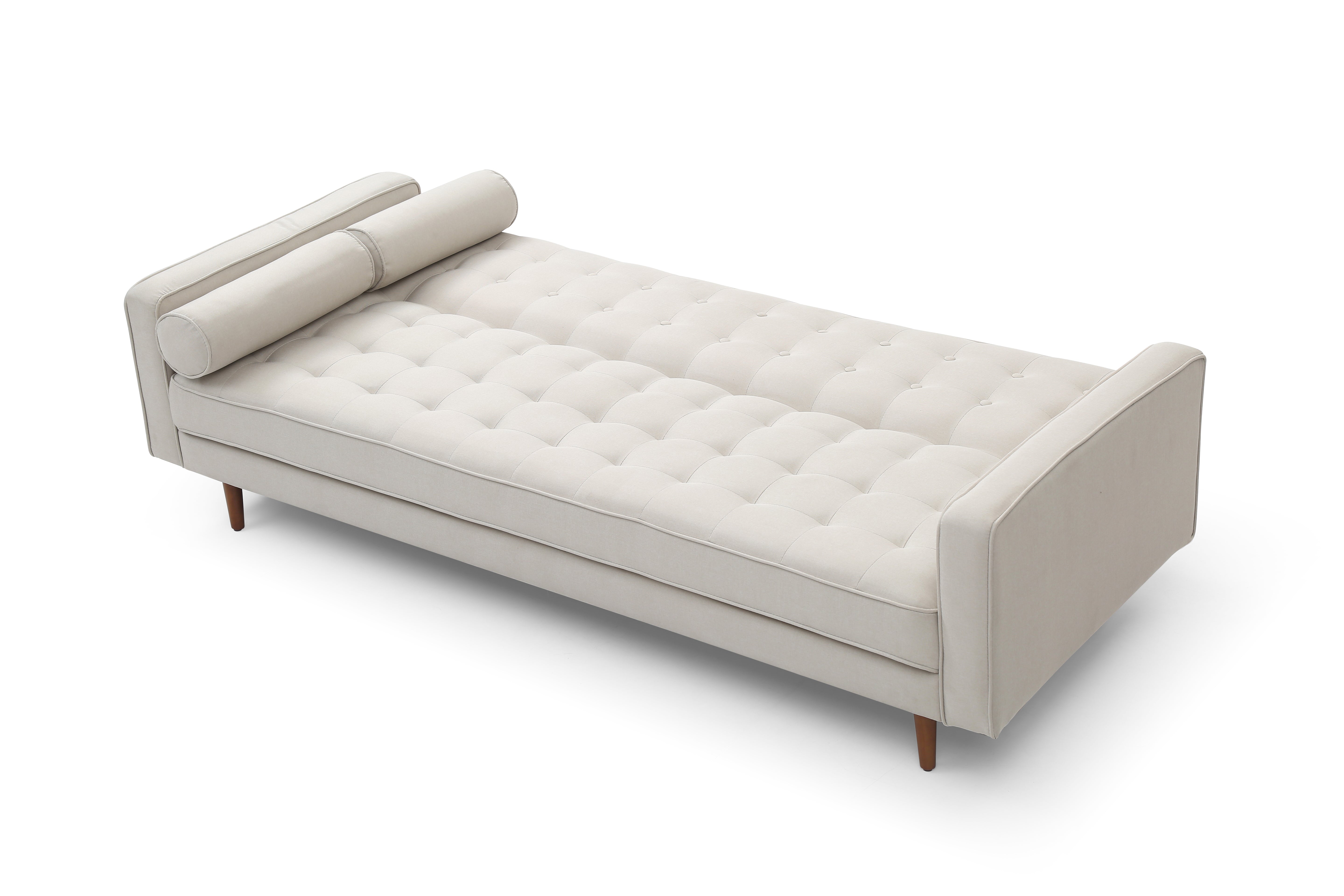 Plast 3 Seater Sofa Bed Beige