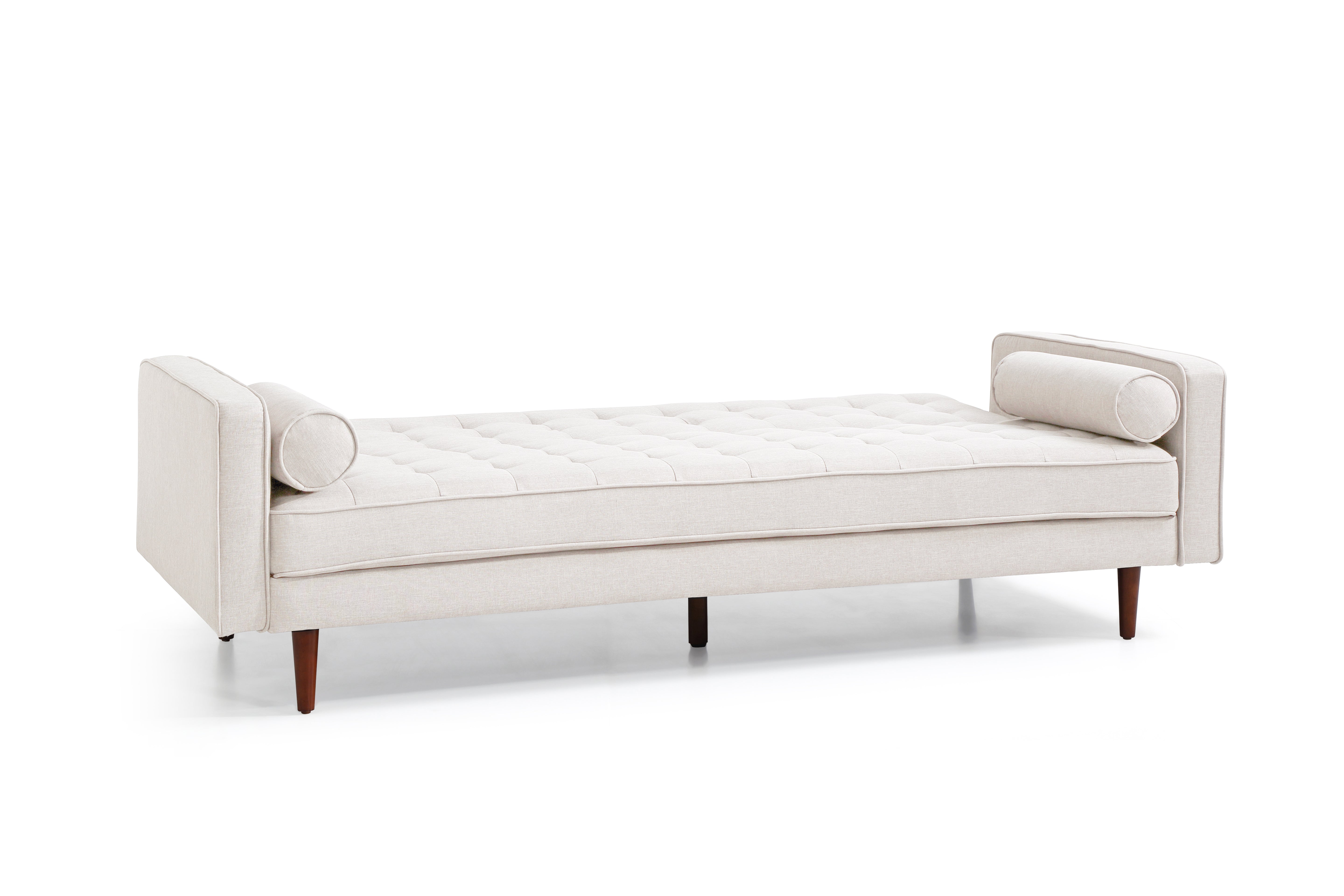 Plast 3 Seater Sofa Bed Beige