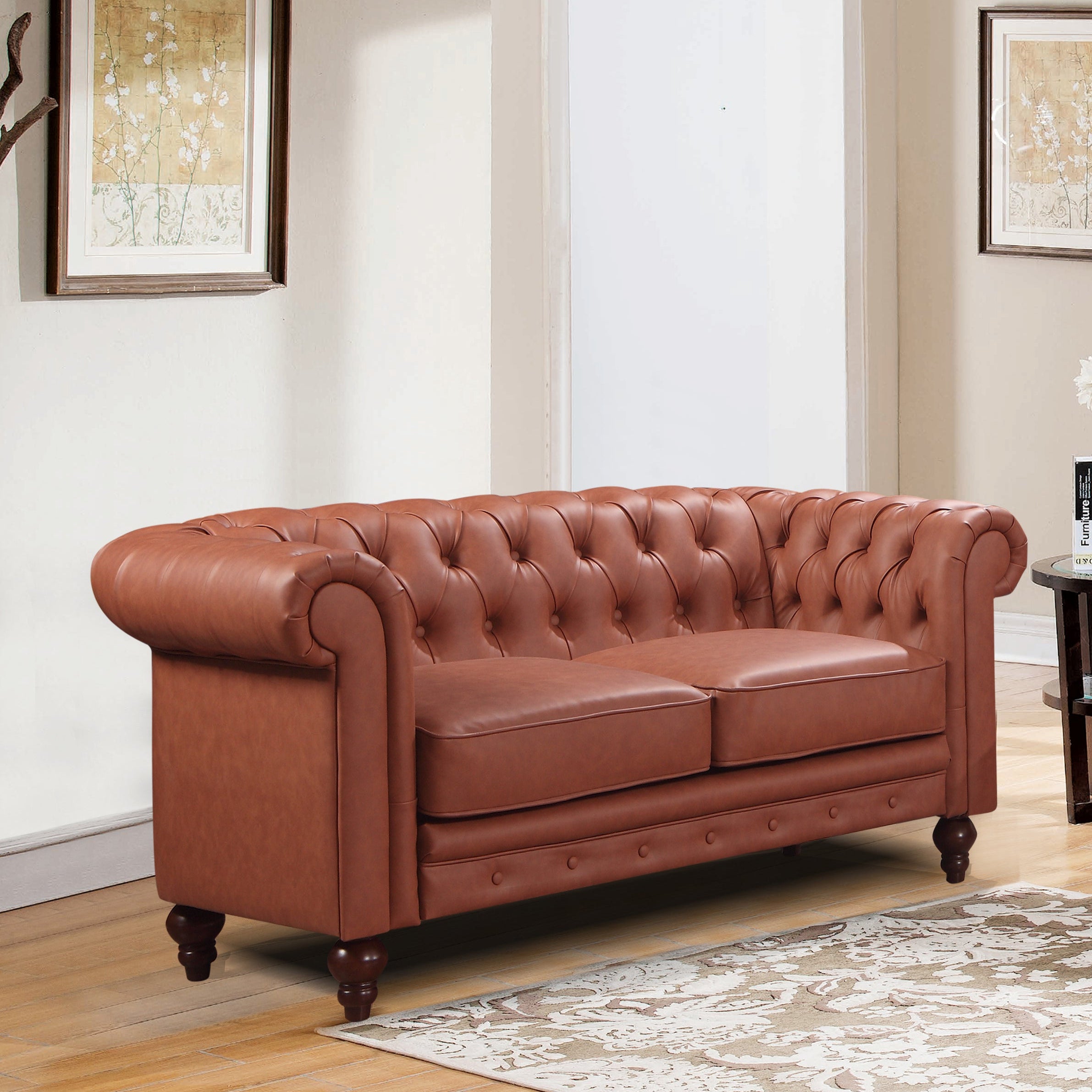 Bradford Tufted 3 Seater Sofa Bed