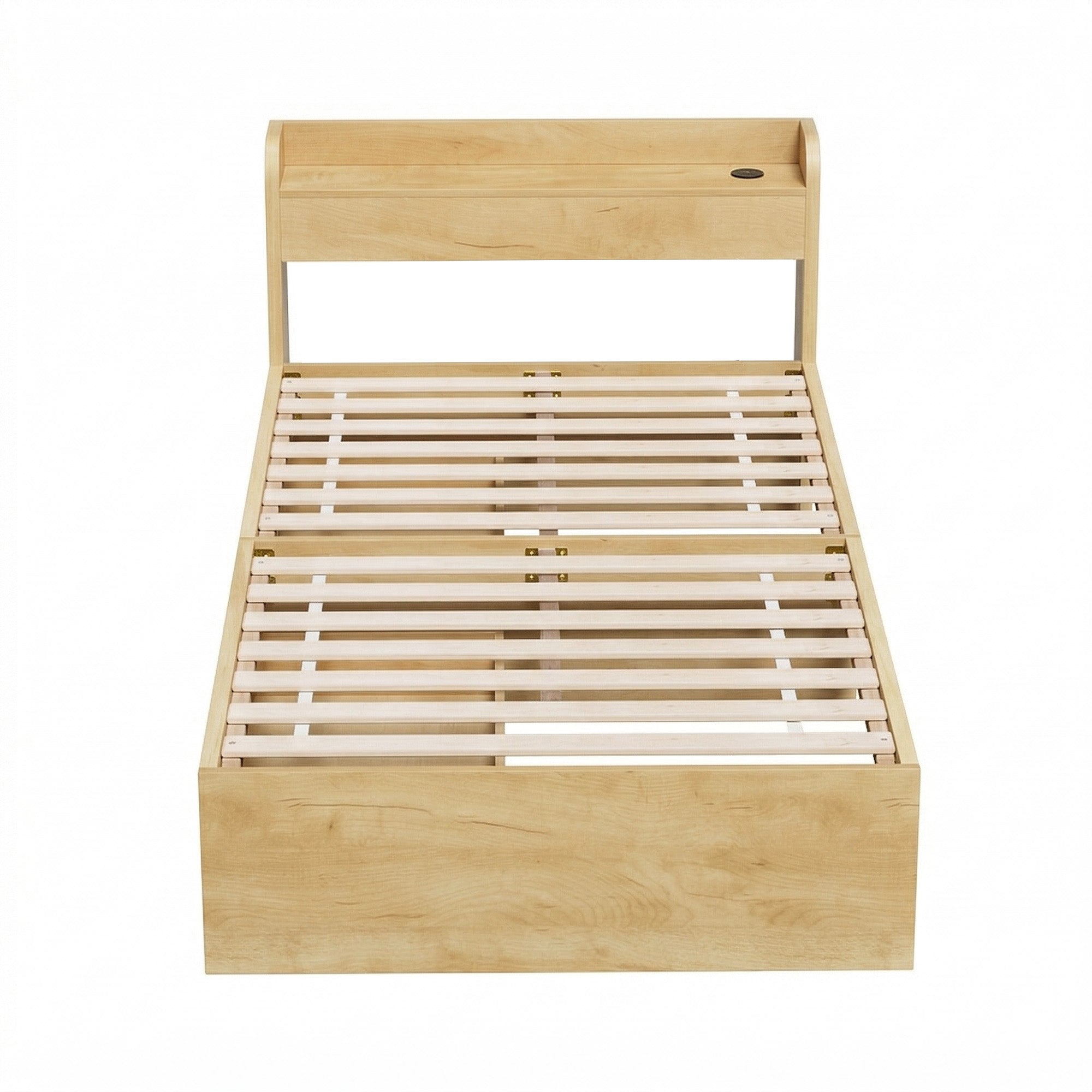 Cassandra 2 Drawer King Single Bed Frame Oak