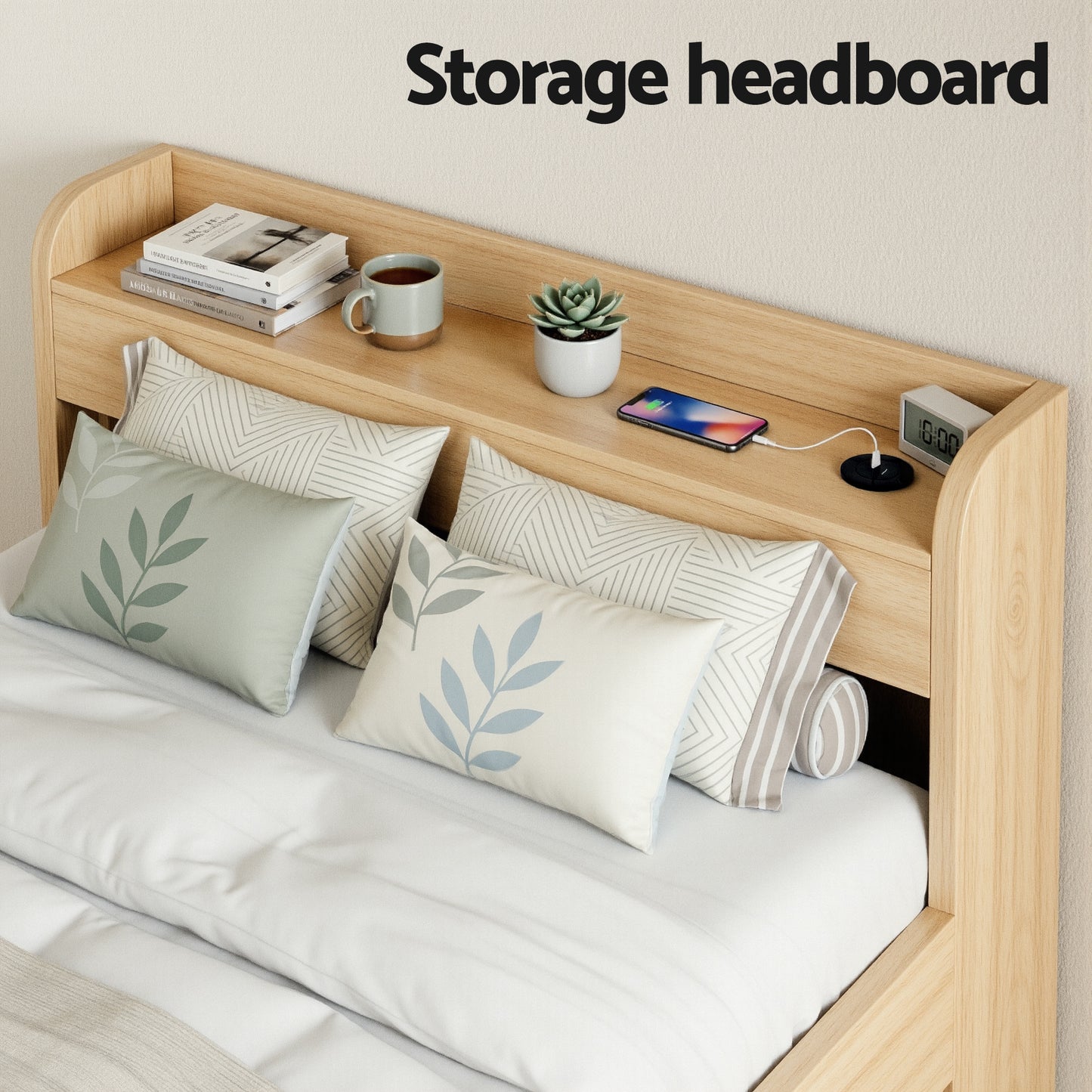 Cassandra 2 Drawer Single Bed Frame Oak