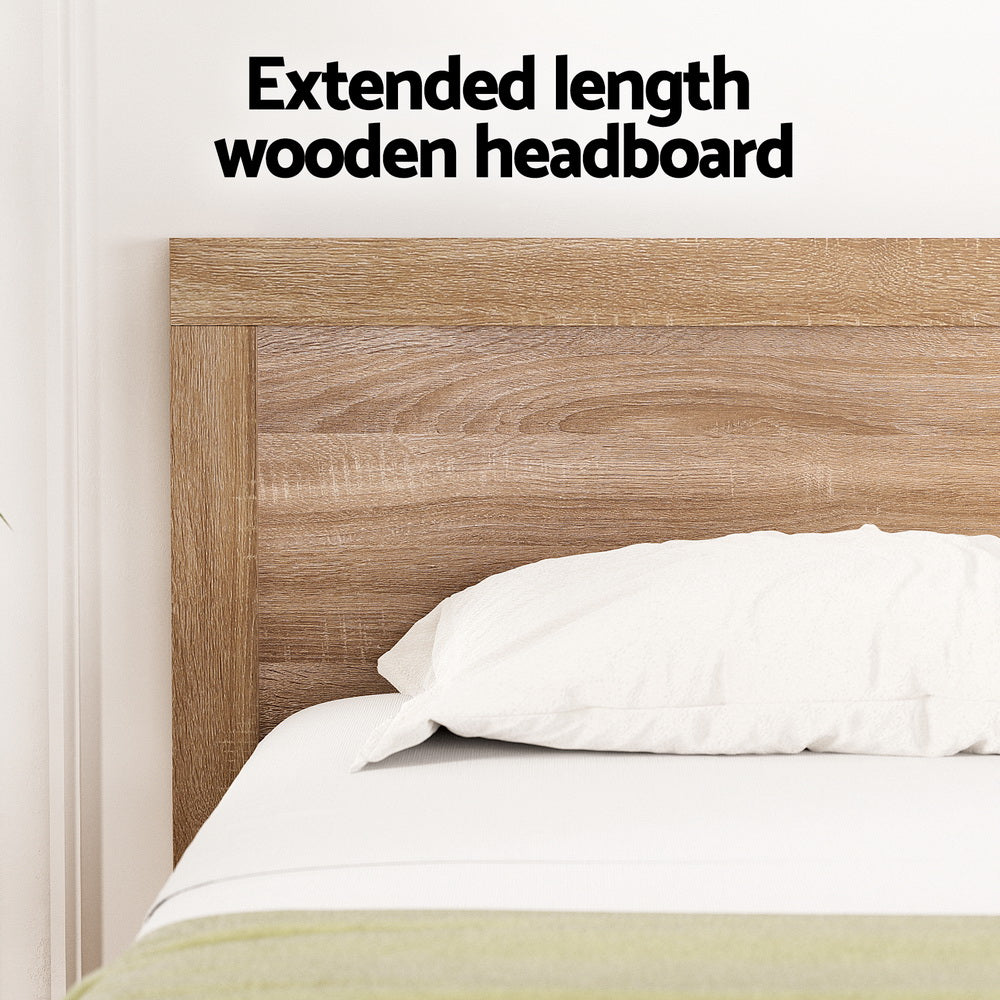 Sardinia Bed Frame Oak Double