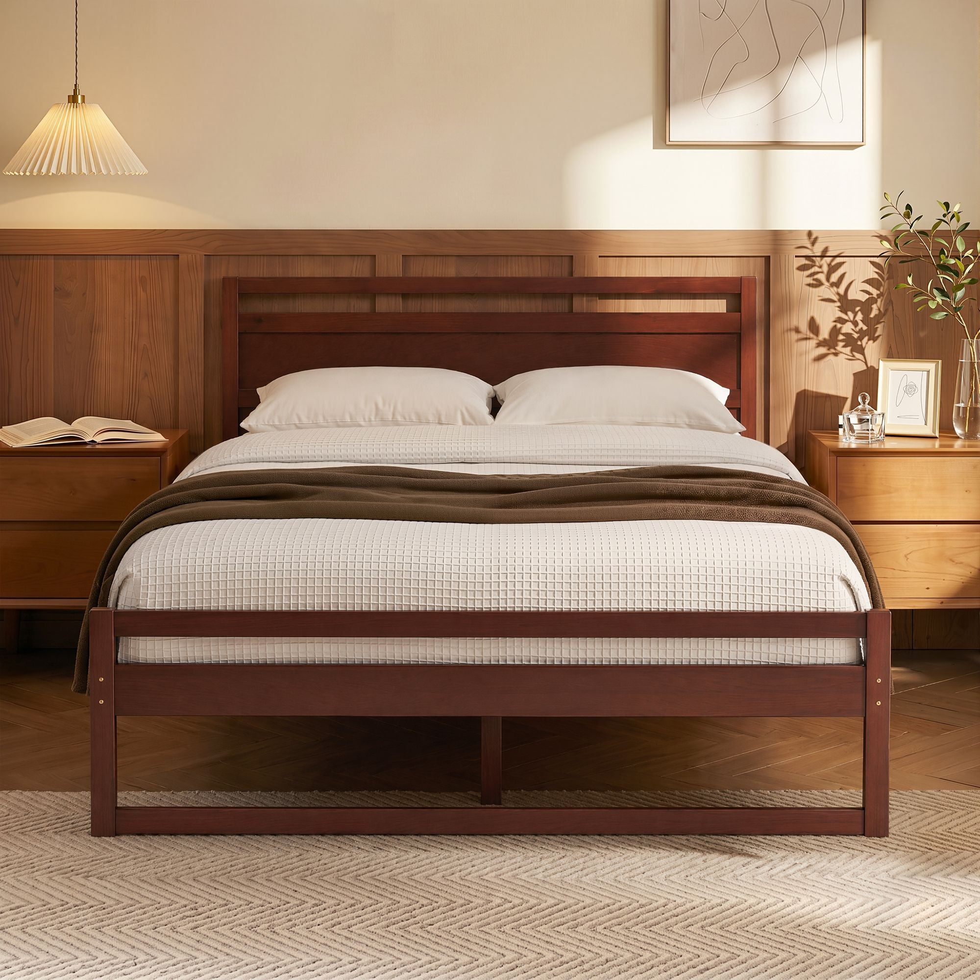 Kenny  Wooden  Bed Frame