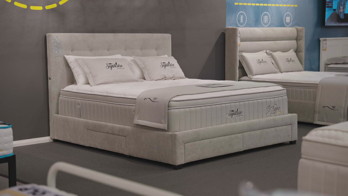 Load video: Saint Tropez Queen Mattress