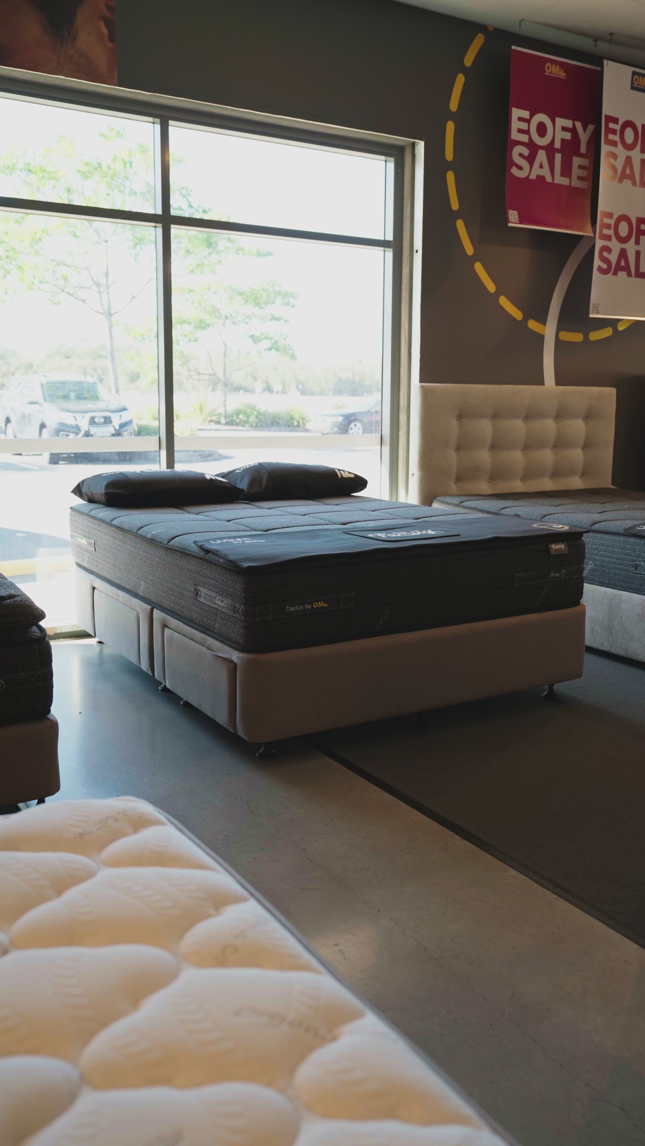 Load video: Urban Support Medium Queen Mattress